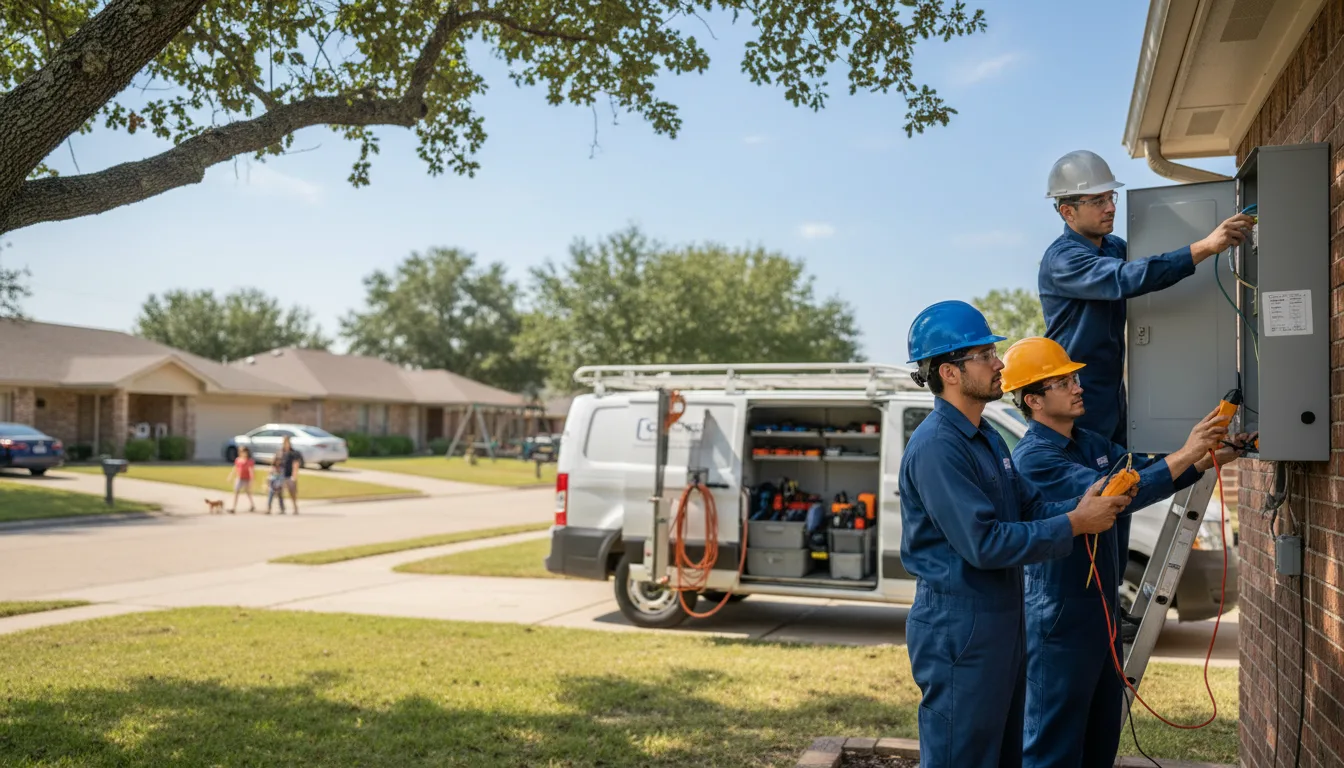 Certified electrician providing emergency electrical services in Price, TX